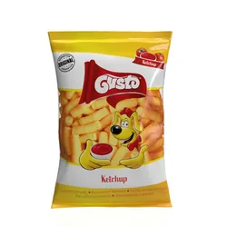Gusto Chrupki kukurydziane o smaku ketchupowym 80 g