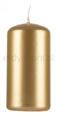 Donau HOME Świeca słupek Standard Lakier, 50x100mm, 4 szt., złoty