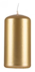 Donau HOME Świeca słupek Standard Lakier, 50x100mm, 4 szt., złoty