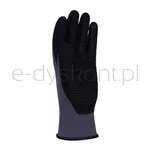 Rękawice Donau Safety Flex-Dotted, Kat. Ii, Rozm. 10, Szare - 3