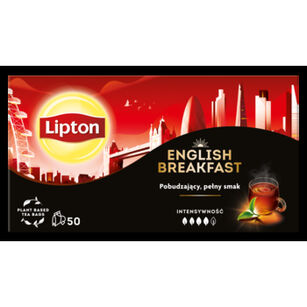 Lipton Herbata English Breakfast 100 G (50 Torebek)