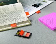 Post-It Zakładki Indeksujące (680-O2EU), PP, 25,4x43,2mm, 2x50 kart., pomarańczowy - 4