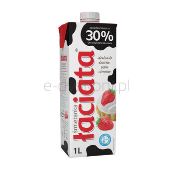 Łaciata Śmietanka UHT30% Karton 1L