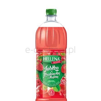 Hellena Napój Niegazowany Jabłko z truskawką i maliną 1,75 l SK