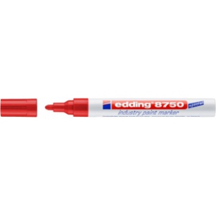 Marker Olejowy Przemysłowy E-8750 Edding, 2-4Mm, Czerwony