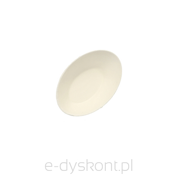 "Fingerfood" - miseczki na przekąski z trzciny cukrowej, "pure", 20 ml, 8 cm x 5 cm, kolor: biały, "Egg", 50 szt