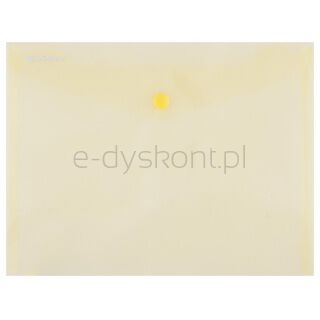 Donau Teczka kopertowa zatrzask, PP, C5, 180mikr., żółta