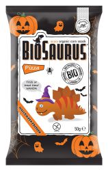 Biosaurus Chrupki Kukurydziane Dinozaury Halloween O Smaku Pizzy Bezgl. Bio 50 G