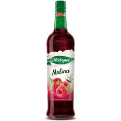 Herbapol Syrop Owocowy Suplement Diety Malina Z Witaminami C,D, B6 I Cynkiem 680 Ml