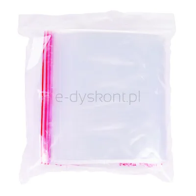 Torebka Strunowa Office Products, Ldpe, 160X220Mm, 100Szt., Z Eurozawieszką, Transparentna