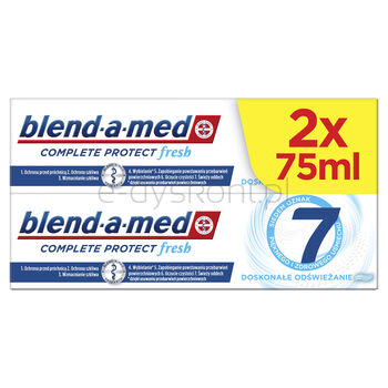 Blend-A-Med Pasta Do Zębów Complete Protect Fresh Doskonałe Odświeżanie  2X75 Ml