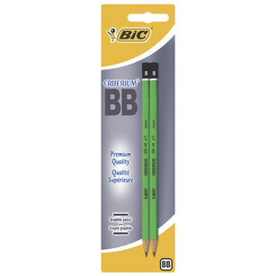 BIC Criterium® drewniany ołówek grafitowy BB bez gumki blister 2 szt.