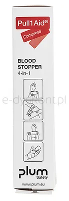 Opatrunek na rany 4w1 PLUM Blood Stopper, 17 x 17 cm