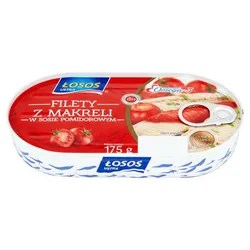 Filety Z Makreli Łosoś W Sosie Pomidorowym 175 G