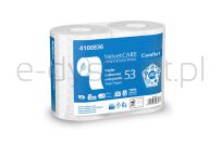 Velvet Papier Toaletowy Celulozowy Comfort, 2-Warstwowy, 486 Listków, 4Szt., Biały - 2