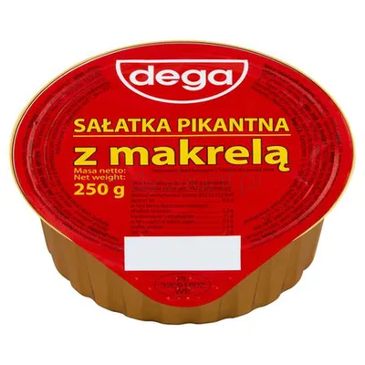 Sałatka Dega Pikantna Z Makreli 250 G