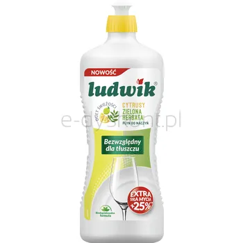 Ludwik Płyn Do Mycia Naczyń 900G Cytrusy Z Zieloną Herbatą