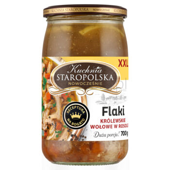 Kuchnia Staropolska Flaki królewskie wołowe w rosole 700 g