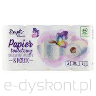 Simply Papier Toaletowy 8 Rolek 2 Warstwy(Najtaniej)