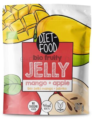 Diet Food Żelki mango, jabłko BIO 50g