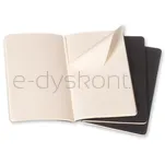 Moleskine Zestaw 3 Zeszytów Cahier Journals P (9x14cm) w linie, 64 strony, czarny  - 6