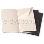 Moleskine Zestaw 3 Zeszytów Cahier Journals P (9x14cm) w linie, 64 strony, czarny  - 6