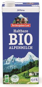 Mleko Alpejskie Uht (Min. 1,5 % Tłuszczu) Bio 1 L - Berchtesgadener Land [BIO]