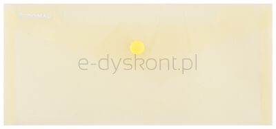 Donau Teczka Kopertowa Zatrzask, Pp, Dl, 180Mikr., Żółta 