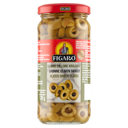 Figaro Oliwki Zielone Krojone 240G/130G 