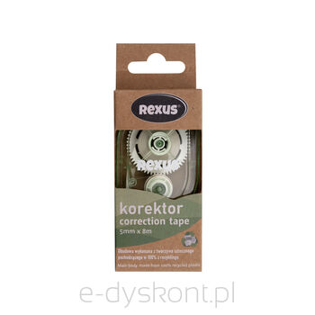 Korektor w taśmie 5mm x 8m Rexus