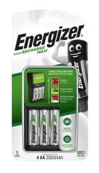 Energizer Ładowarka Maxi + 4 szt. akumulatorków Power Plus AA
