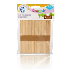 Patyczki drewniane 50 sztuk - Sosnowy pomost