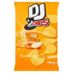 Chipsy Dj Serowo-Cebulowe Faliste 140 GMw Dobry Wybór