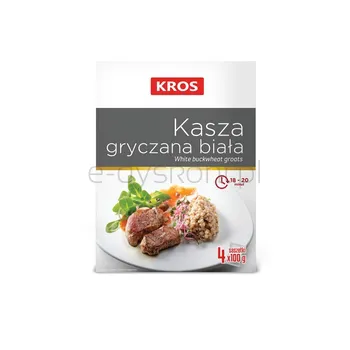 Kros Kasza Gryczana Biała 4X100G