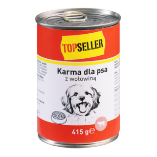 Topseller Karma Dla Psa Z Wołowiną 415G