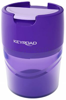Keyroad Temperówka Robby, aluminiowa, podwójna, z pojemnikiem, pakowane na displayu, mix kolorów