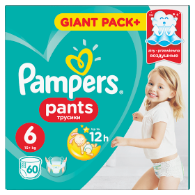 Pampers Giant Pieluchomroz6,60Sztuk(p)