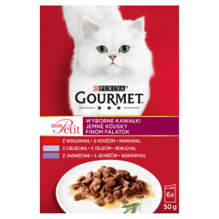 Gourmet Mon Petit Karma Dla Kotów Wyborne Kawałki 300 G (6 X 50 G)