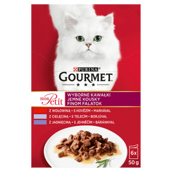 Gourmet Karma Dla Kota Mon Petit Mix Mięsny (6X50G)