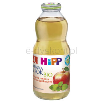 HiPP BIO od pokoleń, Herbatka z melisy z sokiem jabłkowym, po 4. m-cu, 500 ml