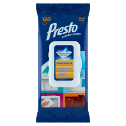 Presto Ściereczki Gospodarcze Uniwersalne 120 Szt. Pop-Up