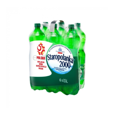 Staropolanka 2000 Woda gazowana 1,5 litra SK