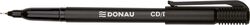 Donau Marker do płyt CD/DVD 0, 3-0,4mm, czarny [BIURO]
