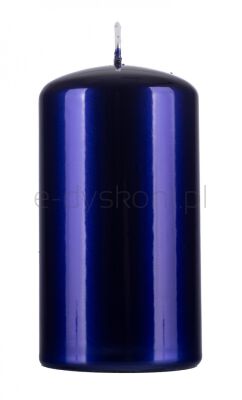 Donau HOME Świeca słupek Aurora, 70x130mm, kobalt