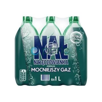 Nałęczowianka Woda mineralna mocny gaz, 1l