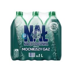 Nałęczowianka Woda mineralna mocny gaz, 1l