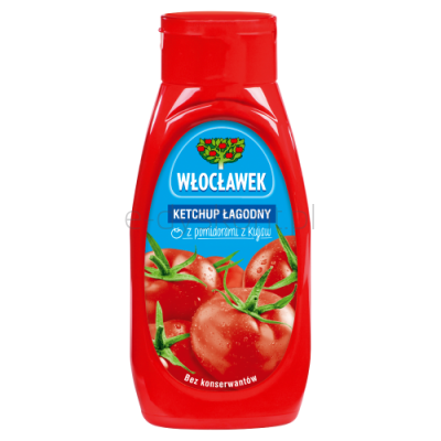 Włocławek Ketchup Łagodny 480 G