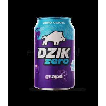 Dzik Zero Grape 330 Ml - Napój Gazowany SK