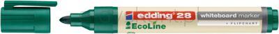 Edding Marker do tablic e-28 EcoLine, 1,5-3 mm, zielony [BIURO]