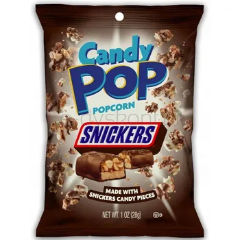 Cookie Pop Popcorn w polewie cukierniczej z kawałkami batona Snickers 28 g